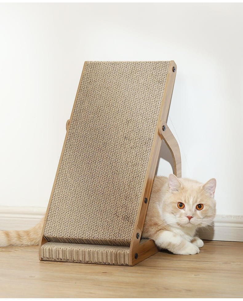 Simple Stylish Cat Scratching Board Muti - shapes - Happy 4 Paws