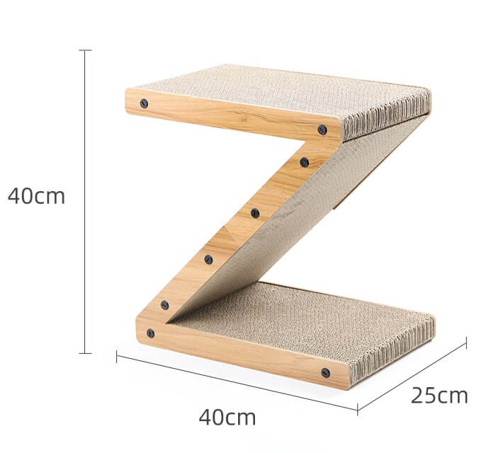 Simple Stylish Cat Scratching Board Muti - shapes - Happy 4 Paws