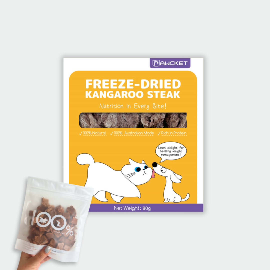 Pawcket Freeze-Dried Kangaroo - Raw Cat & Dog Treats