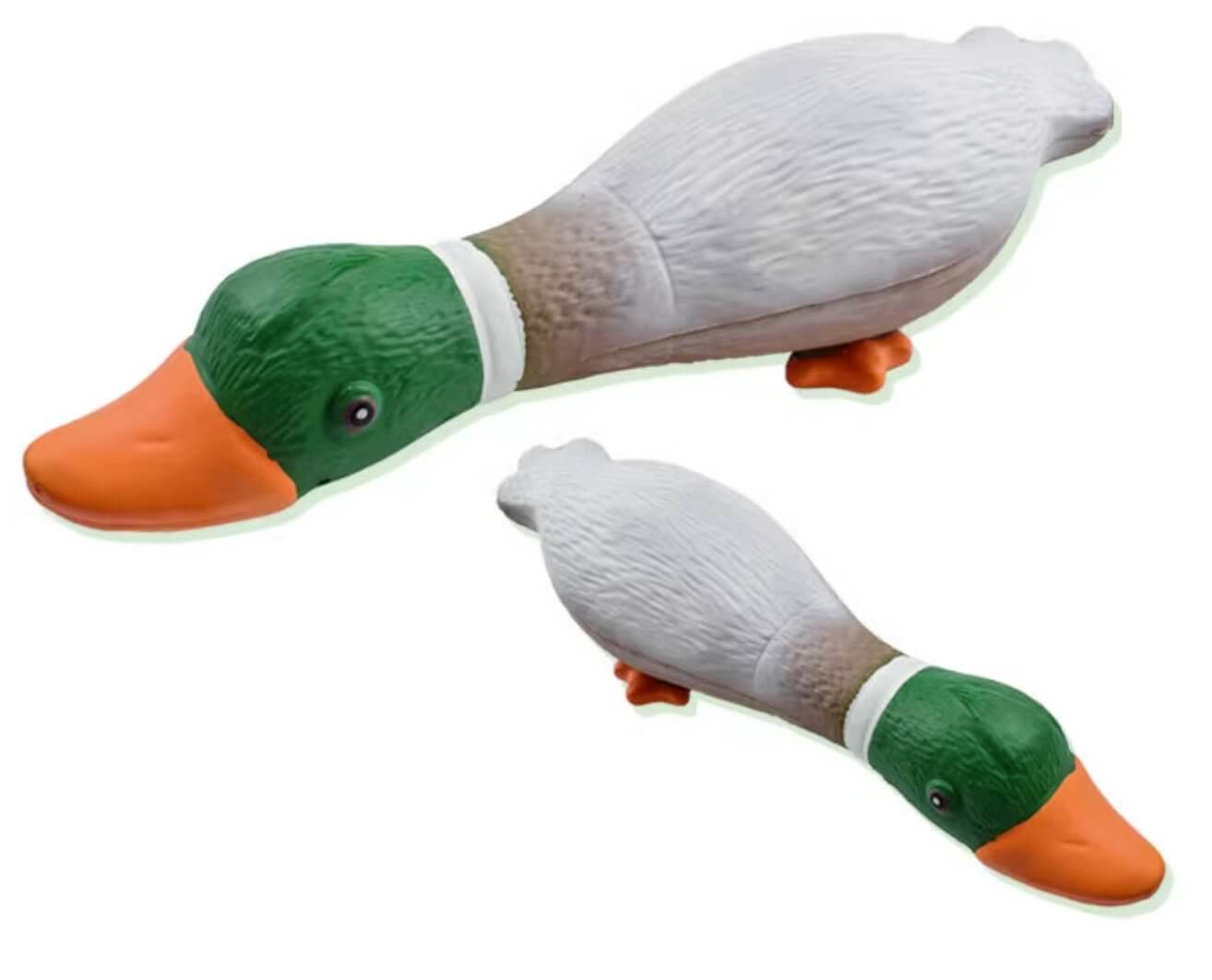 Squawking Latex Sound Dog Toy Duck For Squeeze Squeak Interactive Play - Happy 4 Paws