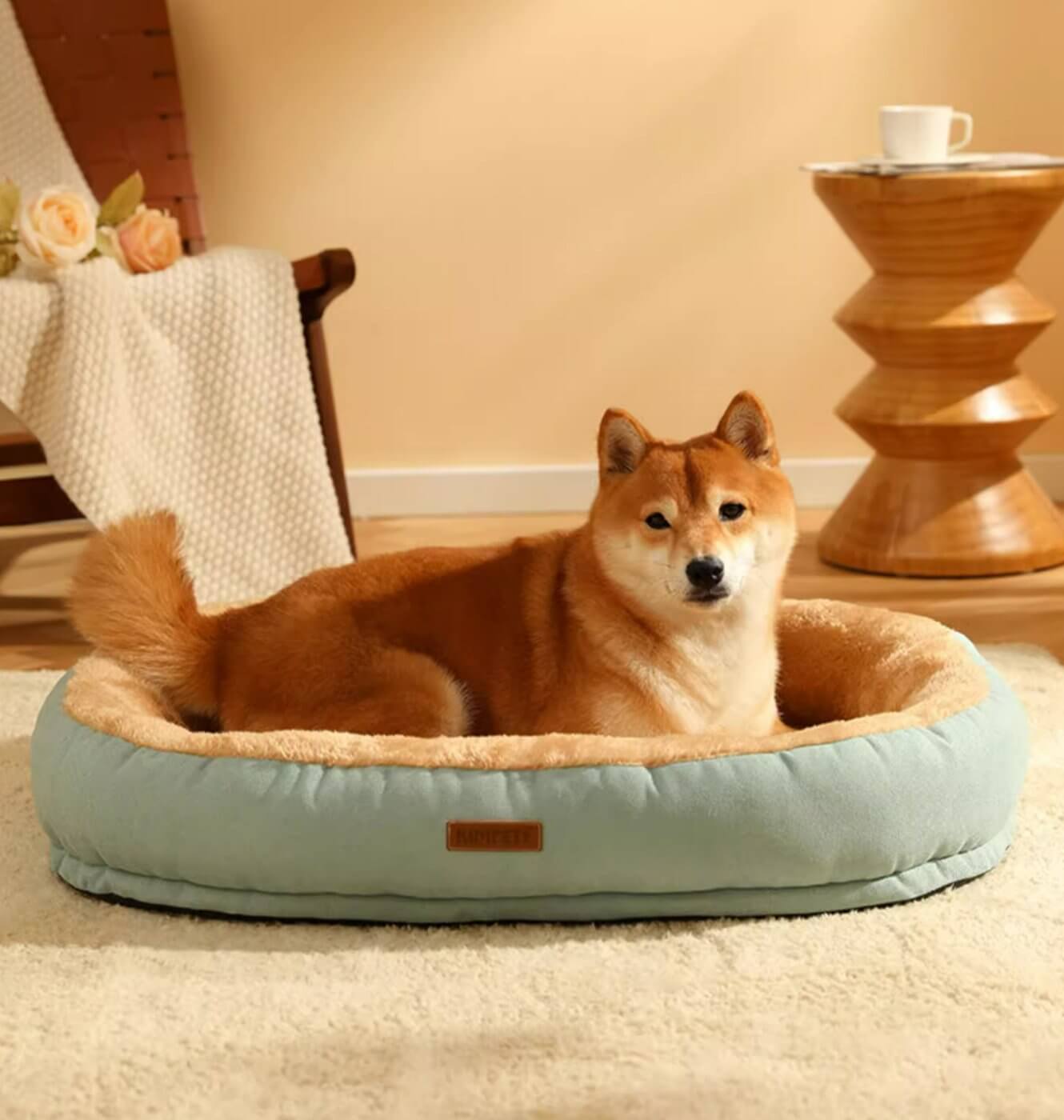 Super Soft Cozy Pet Bed Mattress for Medium Large Dogs 3colors - Happy 4 Paws