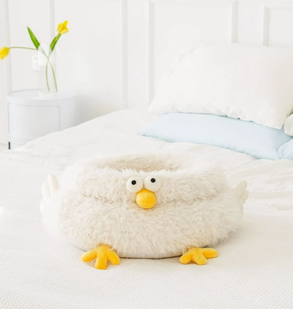 Super Soft Warm Fluffy Pet Bed Chicken Cat Bed - Happy 4 Paws