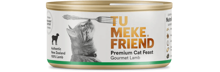 TU MEKE FRIEND Canned Premium Cat Feast Gourmet Lamb 85G - Happy 4 Paws