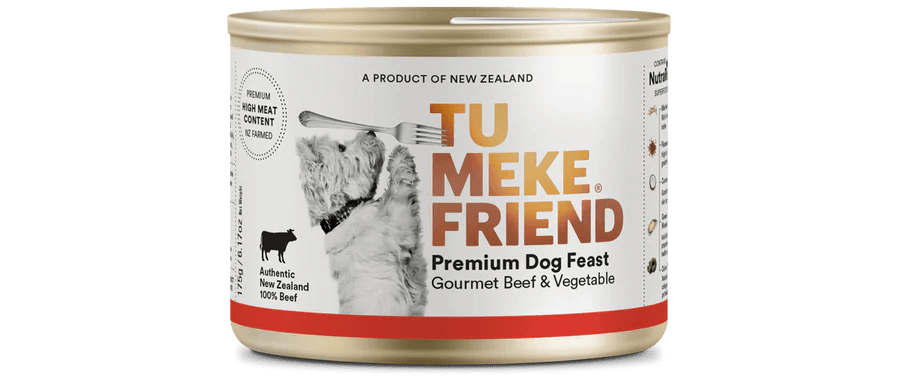 TU MEKE FRIEND Canned Premium Dog Feast Gourmet Beef & Vegetable - Happy 4 Paws