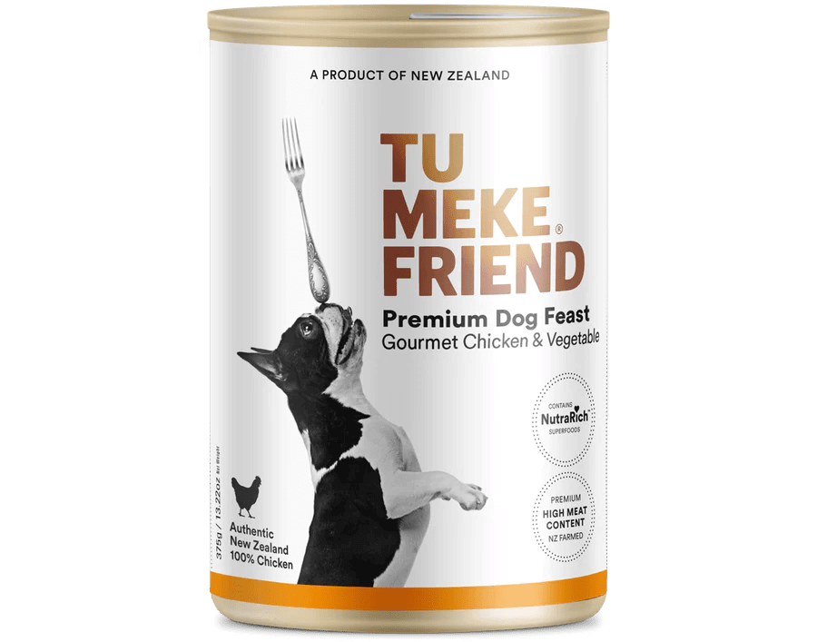 TU MEKE FRIEND Canned Premium Dog Feast Gourmet Chicken & Vegetable - Happy 4 Paws