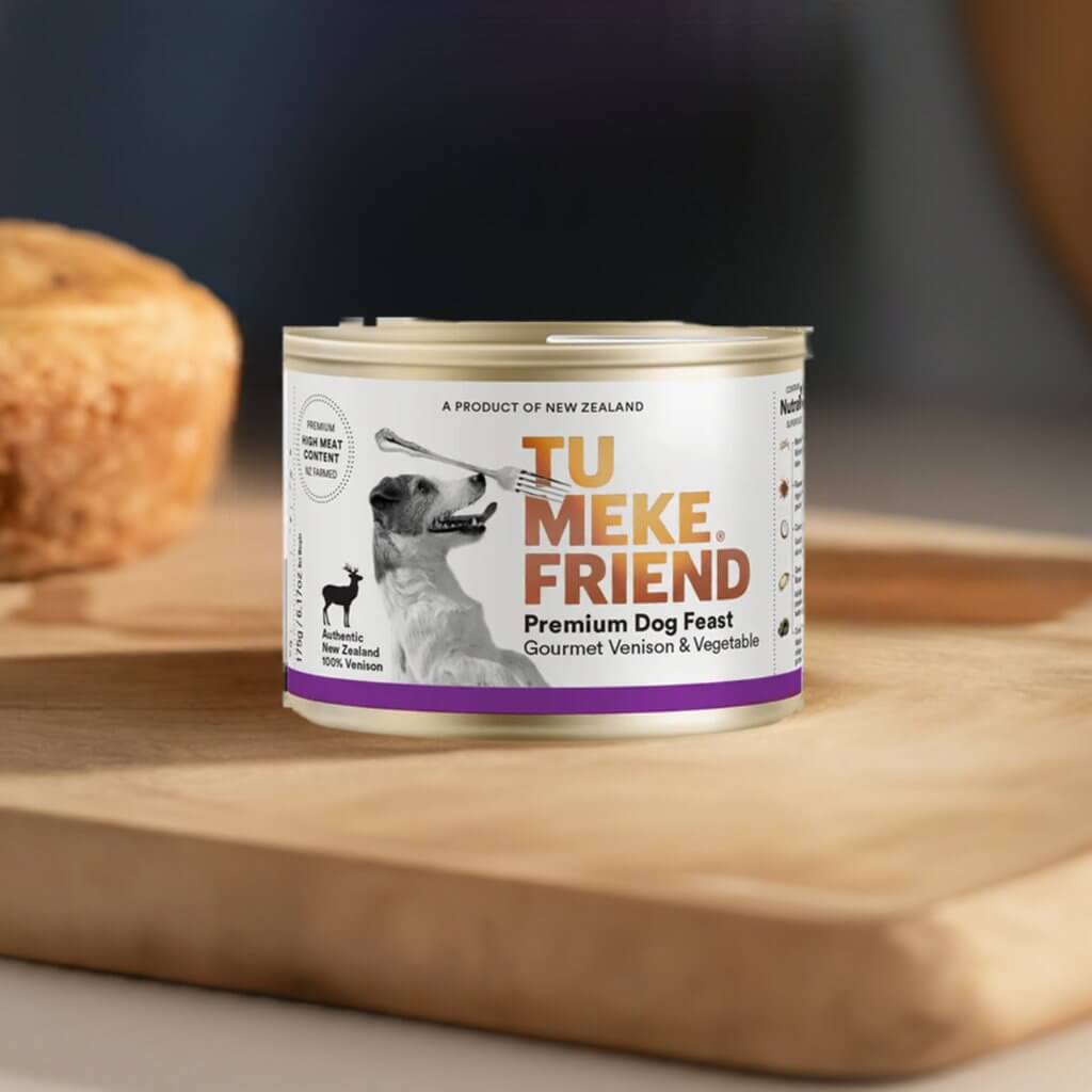 TU MEKE FRIEND Canned Premium Dog Feast Gourmet Venison & Vegetable - Happy 4 Paws