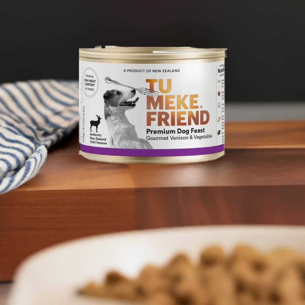 TU MEKE FRIEND Canned Premium Dog Feast Gourmet Venison & Vegetable - Happy 4 Paws