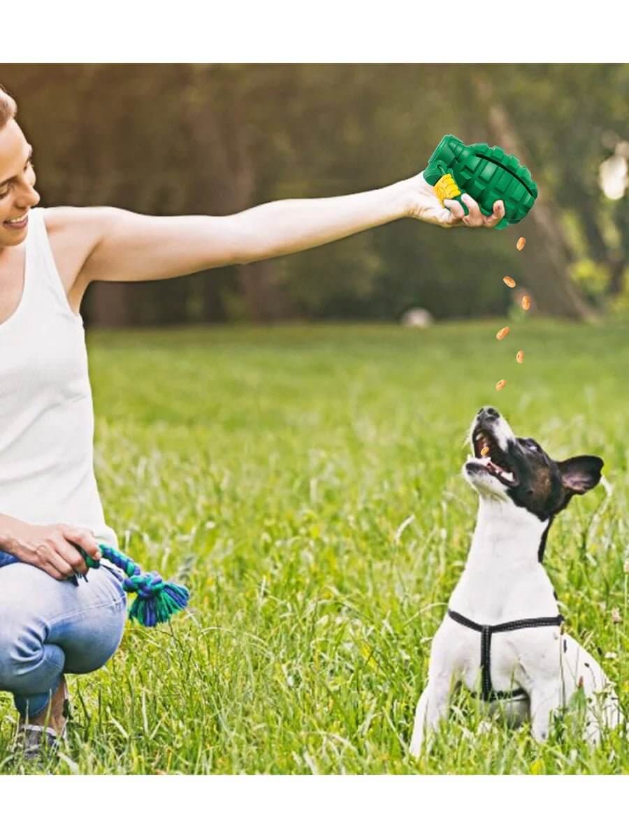 Ultra Tough Dog Toy Hand Grenade - Happy 4 Paws