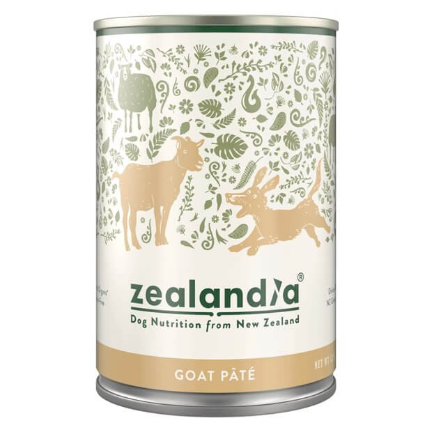 ZEALANDIA Grain - Free Goat Pate 12 x 385g - Happy 4 Paws