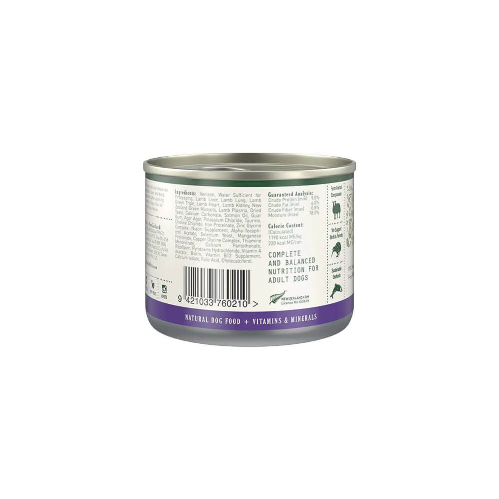 ZEALANDIA Venison Pate Dog 185g - Happy 4 Paws