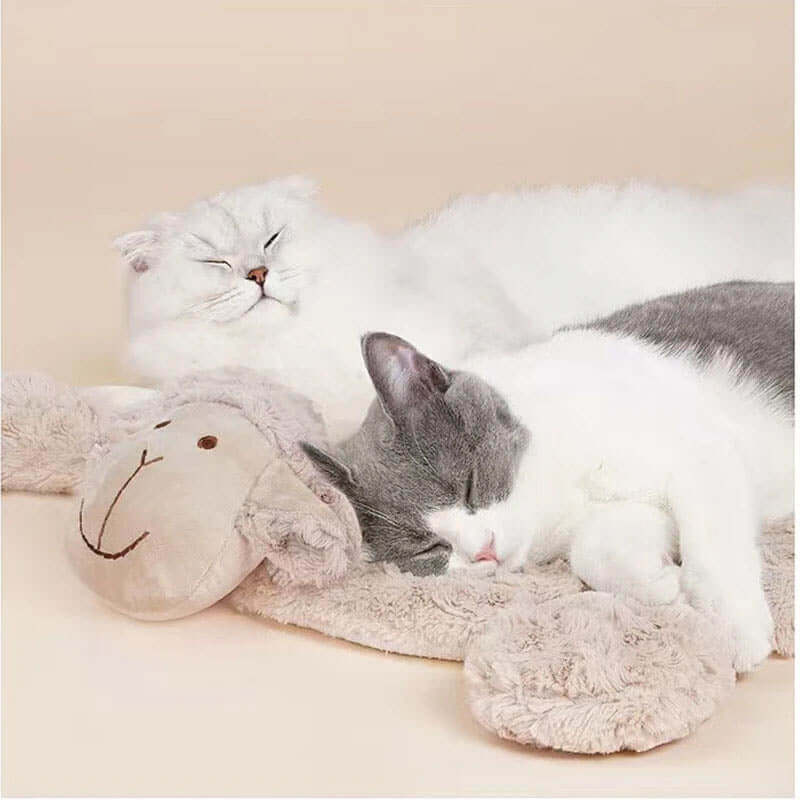 Zeze Fantasy Sheep Dreams Plush Pet Mat - Soft & Cozy Bed for Cats and Dogs